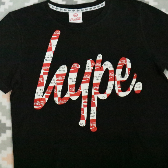 Hype Other - JUST HYPE x COCA COLA Hype Black Tee